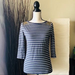⚓️ Striped Boatneck Top ⚓️